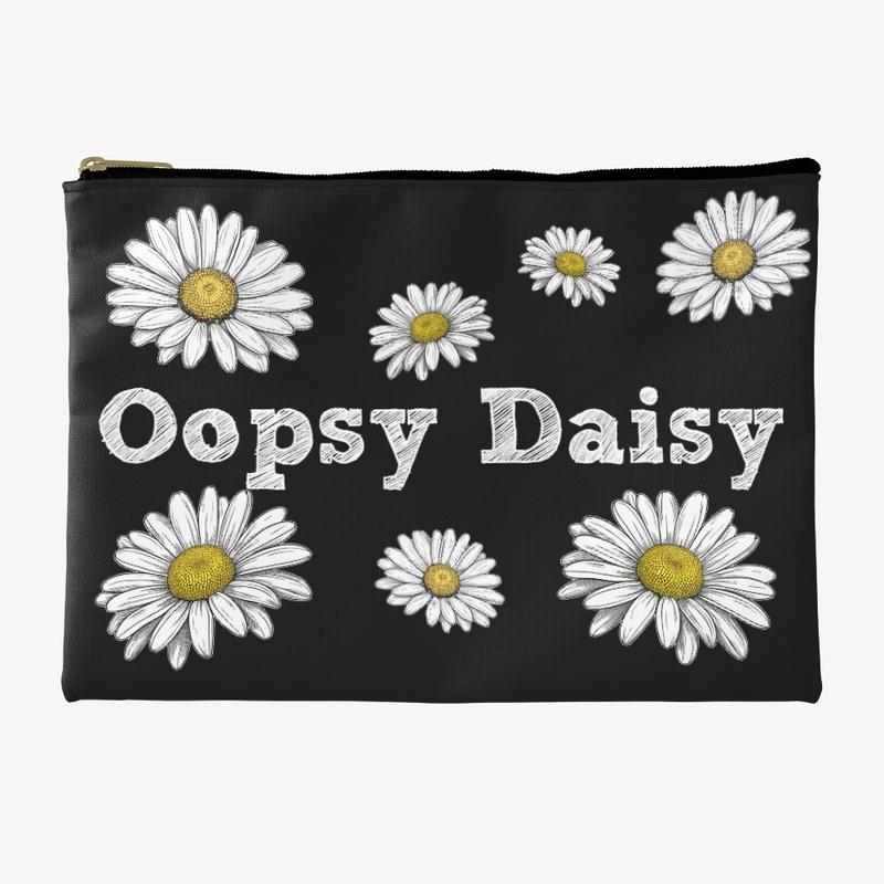 Oopsy Daisy Black Accessory Pouch