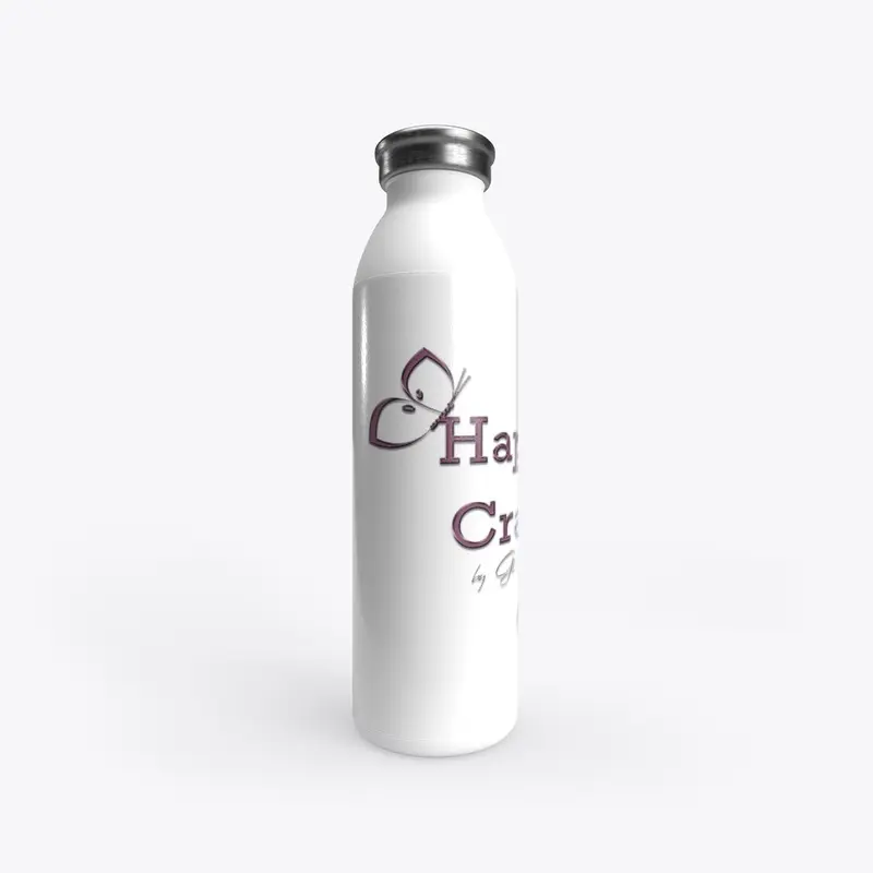 Happiness in Crafting Logo Bottle