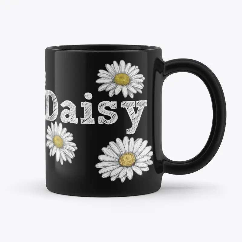 Oopsy Daisy Black mug